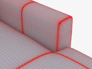 u116 sofa 3D Model