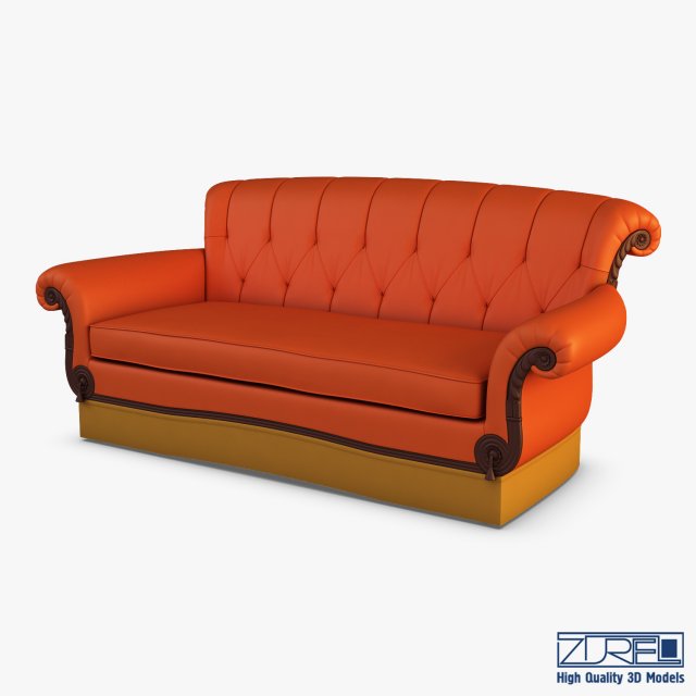 eliotte sofa 3D Модель .c4d .max .obj .3ds .fbx .stl .blend 