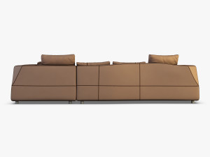 iddesign bend sofa 3D-Modell