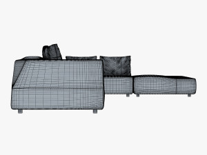 iddesign bend sofa 3D-Modell