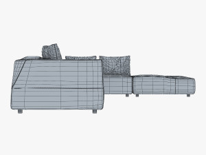 iddesign bend sofa 3D-Modell