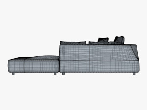 iddesign bend sofa 3D-Modell