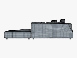 iddesign bend sofa 3D Model