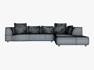 iddesign bend sofa 3D Model