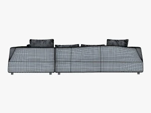 iddesign bend sofa 3D Model