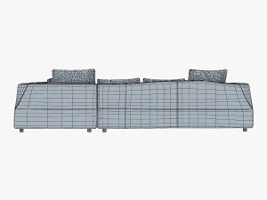 iddesign bend sofa 3D Model