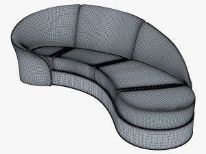 milky way sofa Modelo 3D