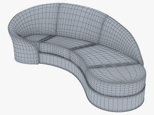 milky way sofa Modelo 3D