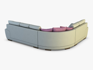 sofia sofa Modelo 3D
