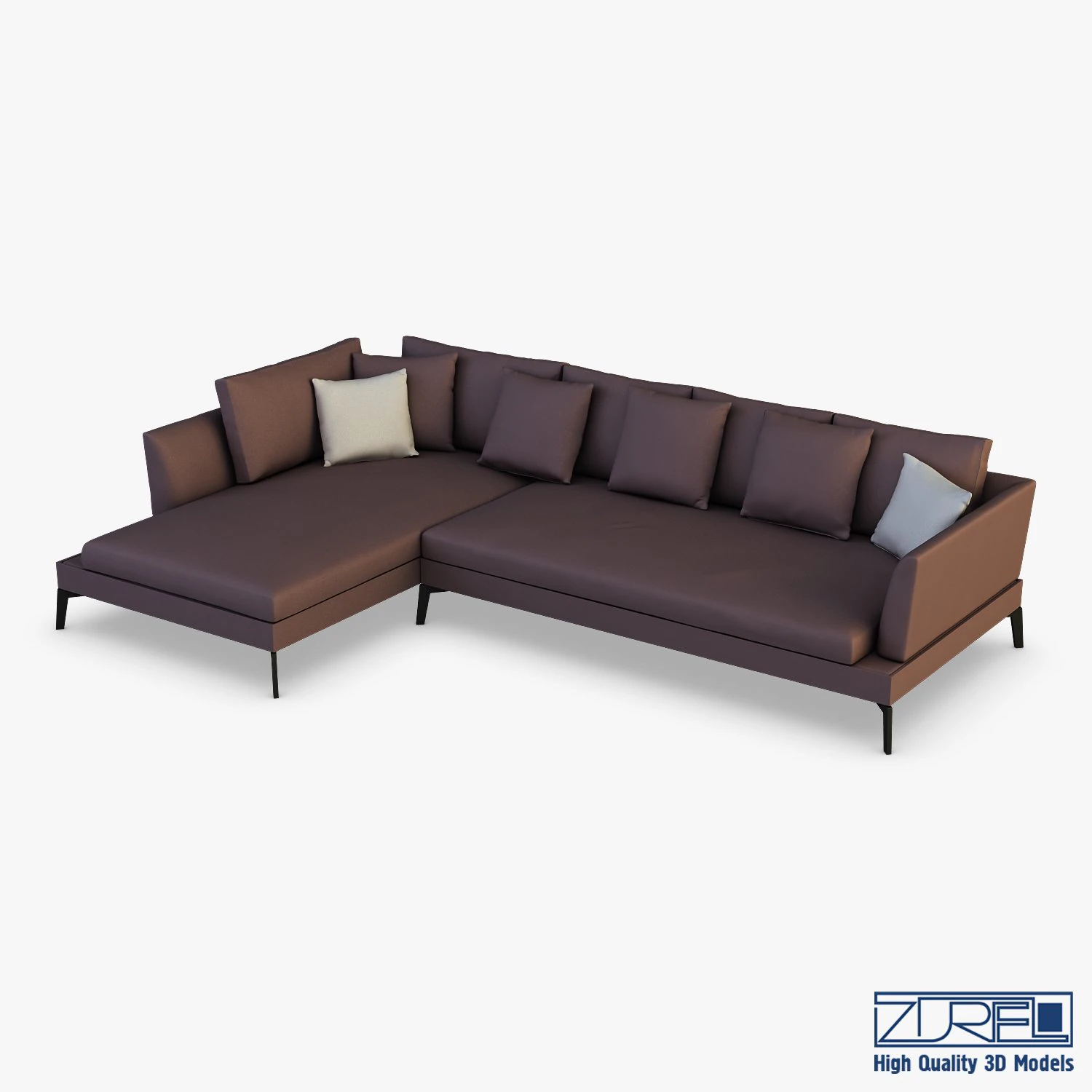 diva sofa 3D Model .c4d .max .obj .3ds .fbx .stl .blend 