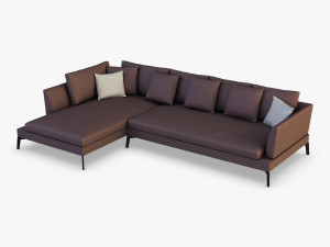 diva sofa Model 3D