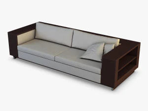 divano grande ics Modello 3D
