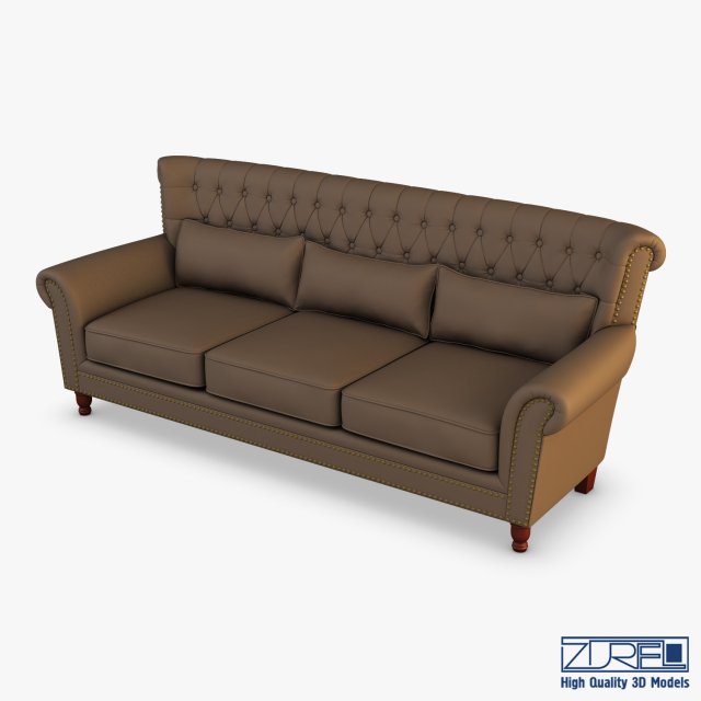 capitolina sopa sofa 3D मॉडल .c4d .max .obj .3ds .fbx .stl .blend 