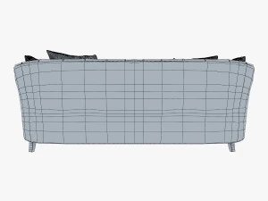 luccia hollywood sofa 3D Model