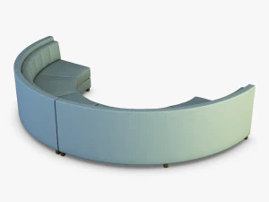 solidarity round sofa 3D Model