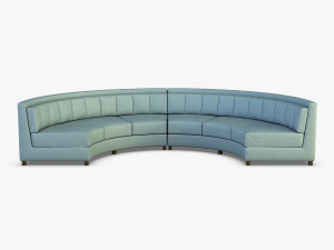 solidarity round sofa 3Dモデル