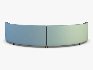solidarity round sofa 3Dモデル