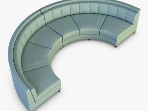solidarity round sofa 3Dモデル