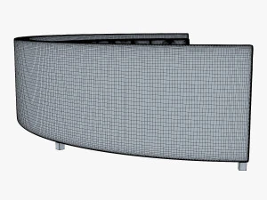 solidarity round sofa 3D Model