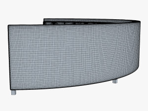 solidarity round sofa 3Dモデル