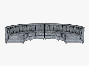 solidarity round sofa 3Dモデル