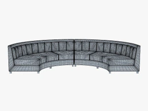 solidarity round sofa 3D Model