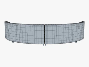 solidarity round sofa 3D Model