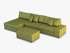 カシオのソファ 3Dモデル