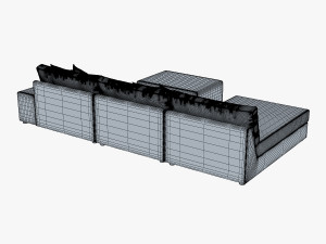 casio sofa 3D मॉडल