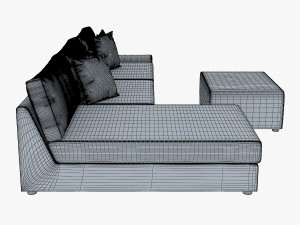 casio sofa 3D मॉडल