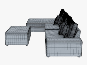 casio sofa 3D मॉडल