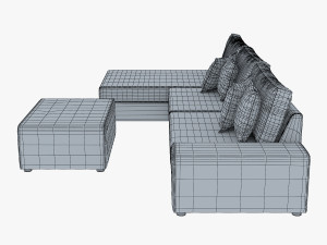 casio sofa 3D मॉडल