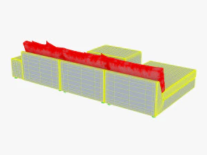 casio sofa 3D Model