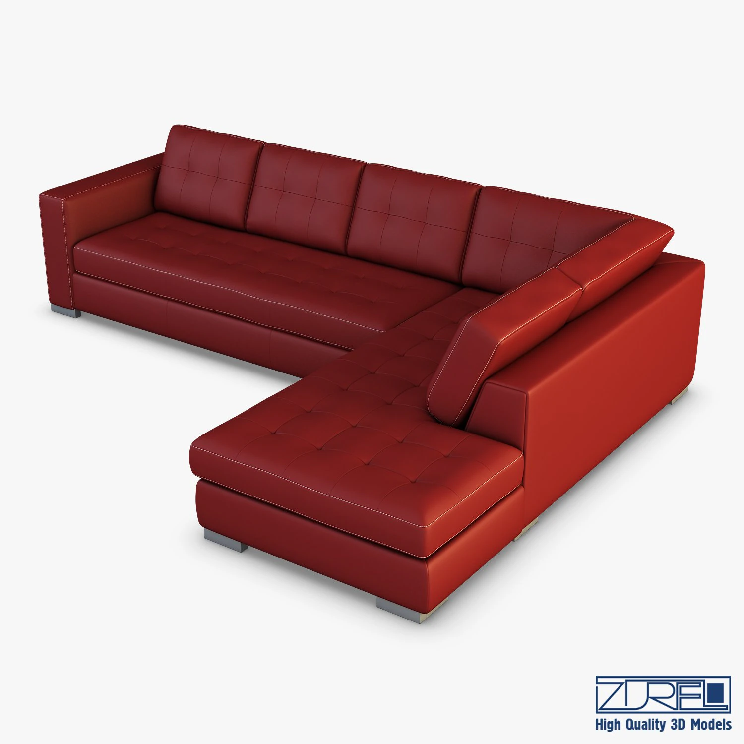 u093 sofa 3D Model .c4d .max .obj .3ds .fbx .stl .blend 