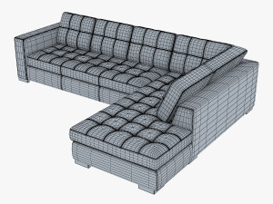 u093 sofa Modèle 3D