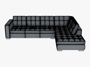u093 sofa Modèle 3D