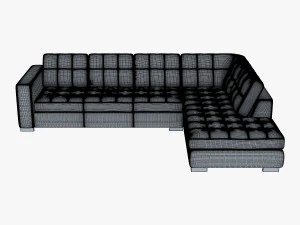 u093 sofa 3D Model