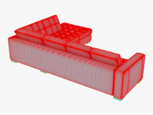 u093 sofa 3D Model