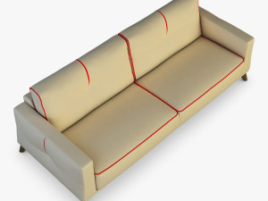 valencia sofa Model 3D