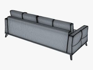 valencia sofa Model 3D