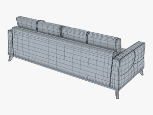 valencia sofa Model 3D