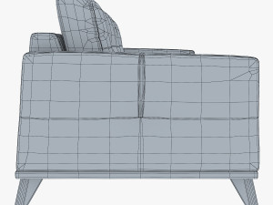 valencia sofa Model 3D