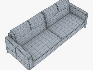 valencia sofa Model 3D