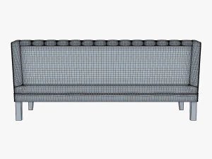 mccartney hollywood sofa 3D Model