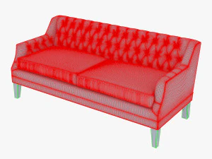 mccartney hollywood sofa 3D Model