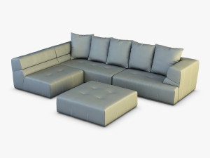 mercury sofa 3D Model