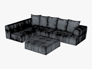 mercury sofa Modelo 3D
