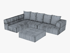 mercury sofa Modelo 3D