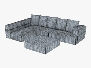 mercury sofa 3D Model