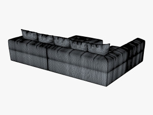 mercury sofa Modelo 3D
